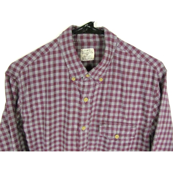 J.Crew Men's Shirt Size L Long Sleeve Button Front - Picture 2 of 4